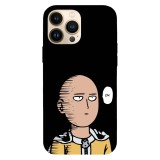 Husa compatibila cu Apple iPhone 13 model Ok One Punch Man, Silicon, TPU, Viceversa, Transparent, Carcasa