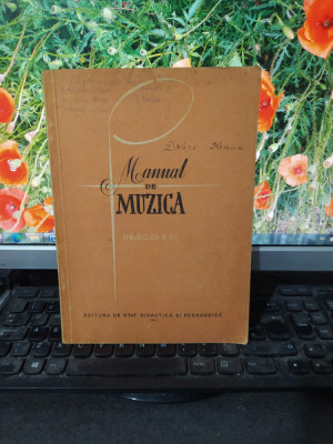 Manual de muzică clasa V, Meitert și Stancu, ilustr. Niki Popescu, Buc. 1959 051 foto