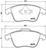BREMBO P 44 020 PRIME LINE set placute frana,frana disc