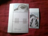 Serie Terres Australes et Antarctiques Francaises - 1980 Fauna Pasari, 2 valori