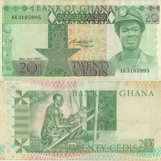 1980 (2 VII), 20 cedis (P-21b) - Ghana - stare XF+!