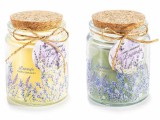 Cumpara ieftin Set 2 lumanari parfumate aroma Lavanda &Oslash; 7 cm x 9 H