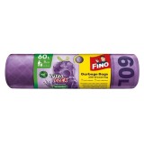 Saci menaj parfumati Fino Tytan Flex lavanda, 60 litri, 8 buc