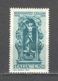 Italia.1971 400 ani moarte B.Cellini-Sculptura SI.788, Nestampilat