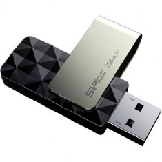 Stick USB, Silicon Power, 256 GB, Blaze, B30, USB 3.0, Negru