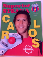 Revista fotbal - &amp;quot;Suporter STEAUA&amp;quot; (Nr.16/2006)- poster Carlos foto