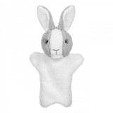 Figurină Teatru de Păpuși, Iepuraș, Plus, Culoare Gri, Dimensiune 28cm, Oem