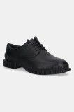 Camper pantofi de piele Pix culoarea negru, cu toc plat, K201851-001