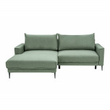 Coltar Extensibil Viano, 241x164x97 cm, Stofa Neve 34 Verde Olive