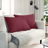 vidaXL Perne pentru canapea 2 pcs Roșu Vin 70 x 50 cm țesătură 42013742