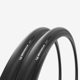 Set 2 cauciucuri șosea cu talon flexibil Michelin Pro 5 700x25 Negru