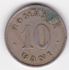 Romania 10 bani 1900 foto