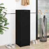 vidaXL Pantofar, negru, 30x35x100 cm, lemn compozit