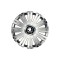 Set 4 Capace Roti potrivite jantelor de 15 inch, pentru Skoda Nou Alb-Negru, model Active Crom