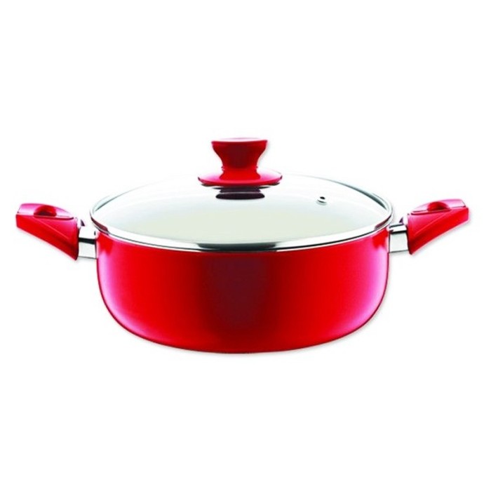 Cratita teflon Zilan, 24 cm, capac sticla Cratita teflon Zilan, 24 cm, capac sticla