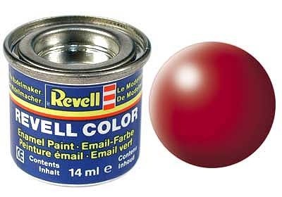 Rosu foc RAL mat matasos 3000, vopsea email 14 ml