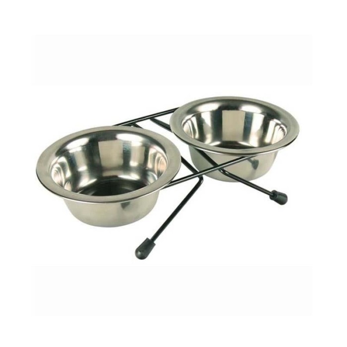 CASTRON INOX CU SUPORT MOL 2BUC 0.75L PENTRU CAINI