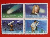 ST. VINCENT, SPACE - SERIE COMPLETĂ MNH, Nestampilat