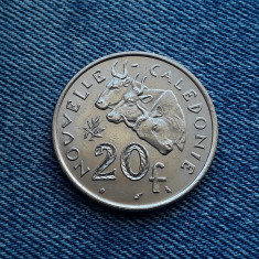 3g - 20 Francs 1972 Noua Caledonie / primul an de batere / Nouvelle Caledonie