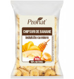 Chipsuri de banane cu miere 100g Pronat