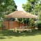 vidaXL Cort de petrecere pliabil Pop-Up, 410x279x315 cm, bej 4005007