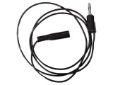 Cablu de Măsurare 5A Mufă Banană 4mm Clește Crocodil Negru