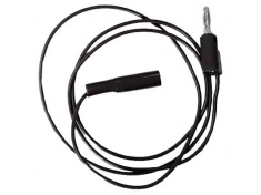 Cablu de Măsurare 5A Mufă Banană 4mm Clește Crocodil Negru
