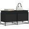 vidaXL Cutie depozitare cu capac negru 100x40x51,5 cm lemn prelucrat 848804
