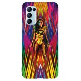 Husa compatibila cu Oppo A5 (2020) model Wonder Woman 1984, Silicon, TPU, Viceversa, Transparent, Carcasa