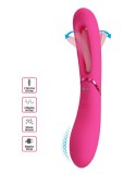 Vibrator Punctul G Romance Lexie, Roz, 20 cm