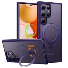 Husa pentru Samsung Galaxy S24 Ultra - Torras Ostand Spin Series - Purple