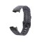 Curea de schimb Edman pentru Fitbit Charge 3 / 4 / 3 SE, material textil, Negru
