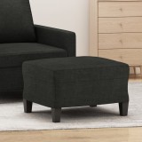VidaXL Taburet, negru, 60x50x41 cm, material textil