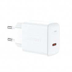 GaN USB-C 30W PD QC 3.0 AFC FCP alb A21 alb Acefast încărcător de rețea Acefast