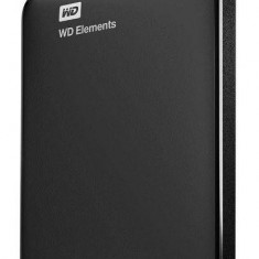 HDD Extern Western Digital Elements Portable, 4TB, 2.5inch, USB 3.0 (Negru)