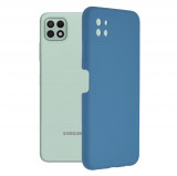 Cumpara ieftin Husa pentru Samsung Galaxy A22 5G, Techsuit Soft Edge Silicone, Denim Blue