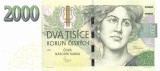 CEHIA █ bancnota █ 2000 Korun █ 2007 █ P-22 █ UNC █ necirculata
