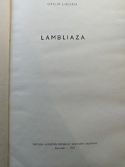 LAMBLIAZA - OTILIA LUCIAN foto