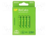 Acumul: Ni-MH AAA,R3 1,2V 850mAh ReCyko blister Ready2Use, GP