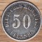 Germania - argint - moneda colectie 50 Pfennig 1876 A - AG 0.900, valoare mare !