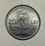 20 Lei 1951 Aluminiu, Romania, UNC, Eroare-surplus material