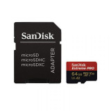 Micro Secure Digital Card SanDisk Extreme MICROSDXC 64GB CL10 SDSQXAH-064G-GN6MA