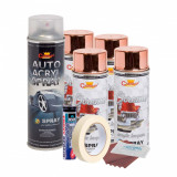 Kit complet reparatie si vopsire jante culoare Cupru Metalic, V4, AVEX