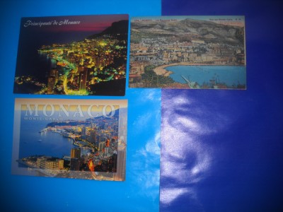 HOPCT LOT NR 937 MONACO/MONTE CARLO -3 CARTI POSTALE-CIRCULATE foto