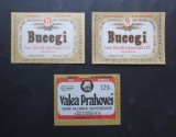Lot 3 etichete Bere VALEA PRAHOVEI, BUCEGI diferite