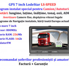 GPS GiPieS 7"HD NOU iGO Primo Harti Toata Europa pentru: Camion/TIR/Camioane/BUS