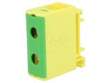 Conector Șine Galben-Verde 1,5-50mm&sup2; 2 Borne