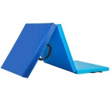 Saltea fitness groasa pentru antrenamente gimnastica, pliabila, 180x60x5,5cm, albastru Household NewTrend