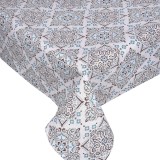 Față de Masă, Model cu Carouri, Multicolor, 180x140cm, 70% Bumbac 30% Poliester