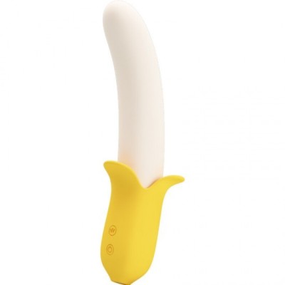 PRETTY LOVE - BANANA GEEK SUPER POWER 7 VIBRATIONS UP&amp;amp;DOWN SILICONE BLACK foto